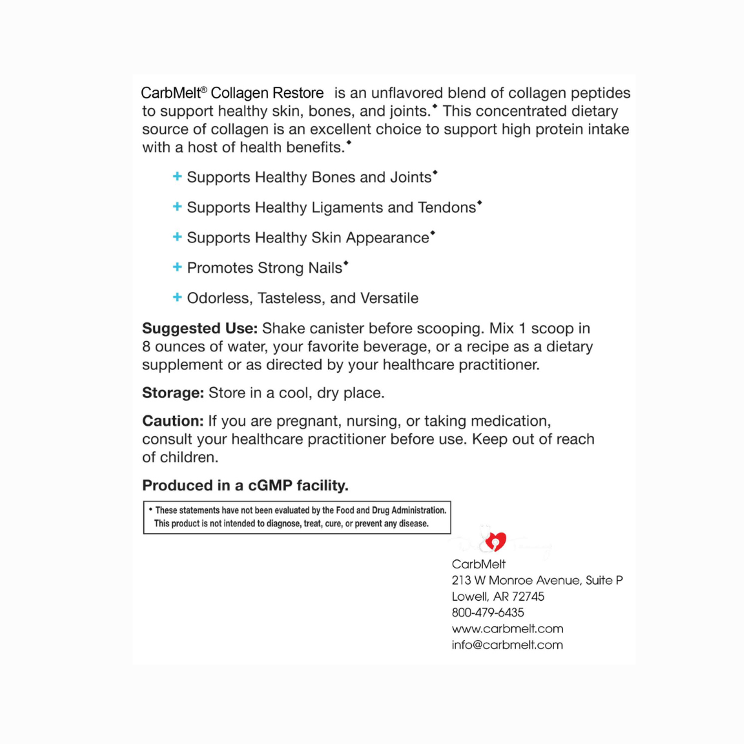 CarbMelt® Health & Wellness - Collagen Restore