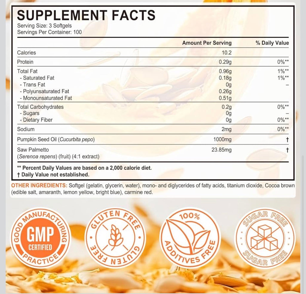 Pumpkin Seed Oil with Saw Palmetto