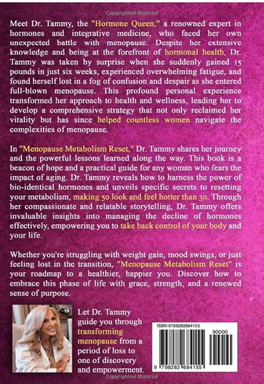 Menopause Metabolism Reset Book Hardcover