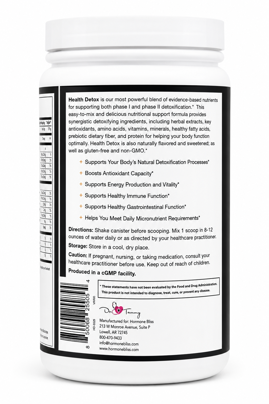 Health Detox Chocolate | Nutritional Detox, Liver &amp; Antioxidant Support Powder