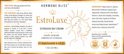 EstroLuxe™ Estrogen Day Cream with Niacinamide and Vitamin C