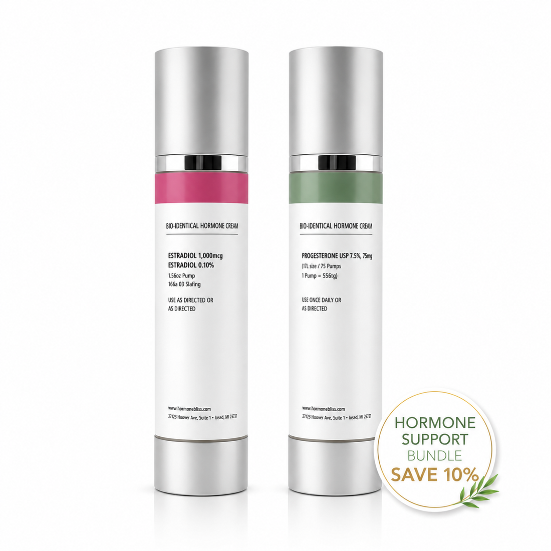 Bi-est &amp; Progesterone Duo Bundle 60-90 Day Supply
