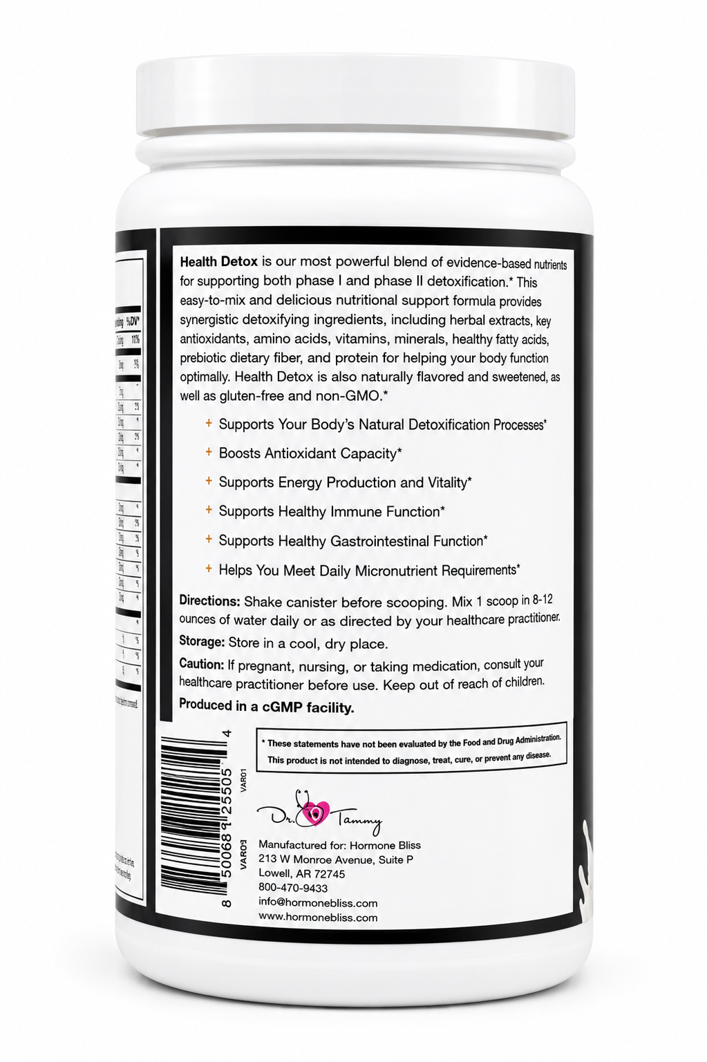 Health Detox Vanilla Powder | Liver Detox & Antioxidant Support